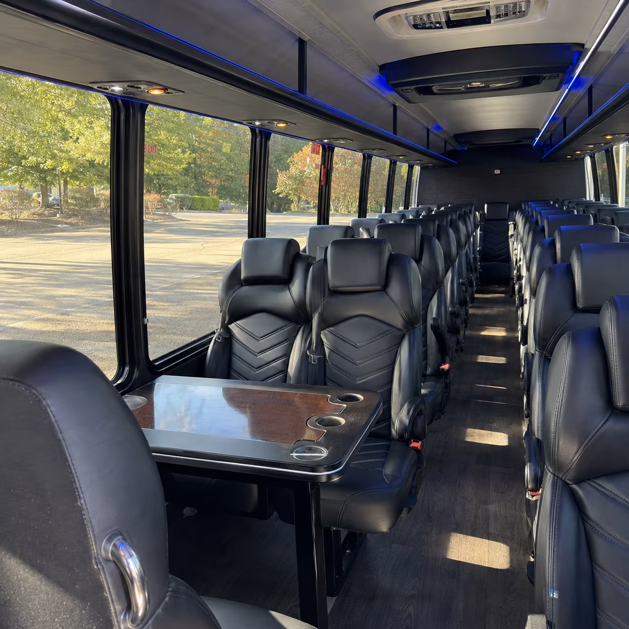 coon rapids religious group transportation onboard seating