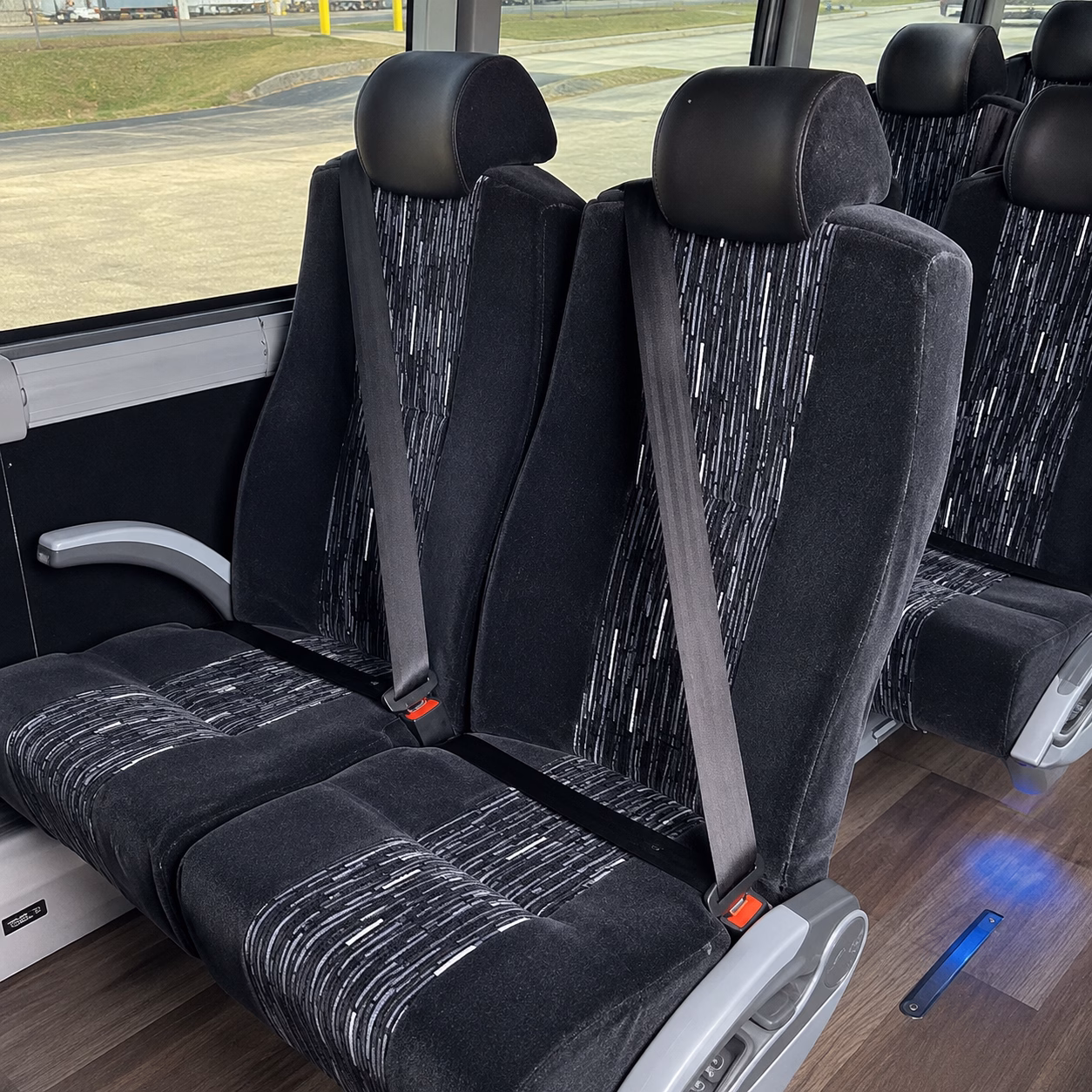 maple grove charter bus rental interior