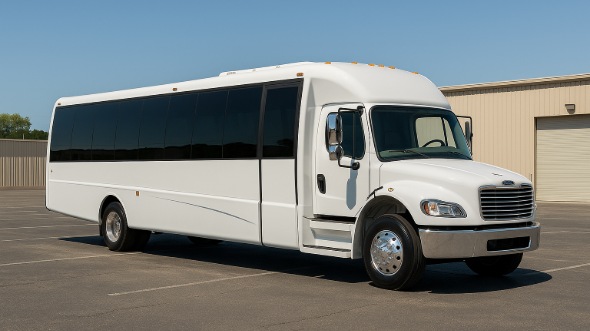 Exterior of Charter Bus Company Coon Rapids's 15 Passenger Minibus in Coon Rapids