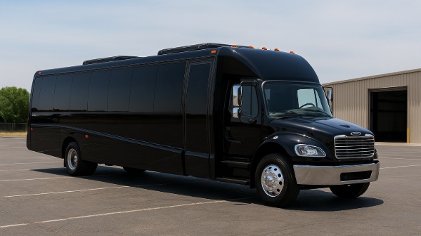 Exterior of Charter Bus Company Coon Rapids's 18 Passenger Minibus in Coon Rapids