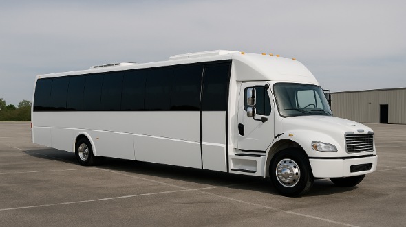 Exterior of Charter Bus Company Coon Rapids's 25 Passenger Mini bus in Coon Rapids