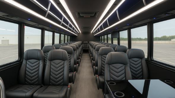 coon rapids 20 passenger minibus inside
