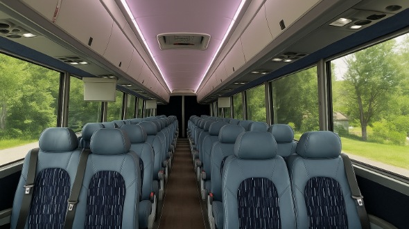 coon rapids 25 passenger minibus inside