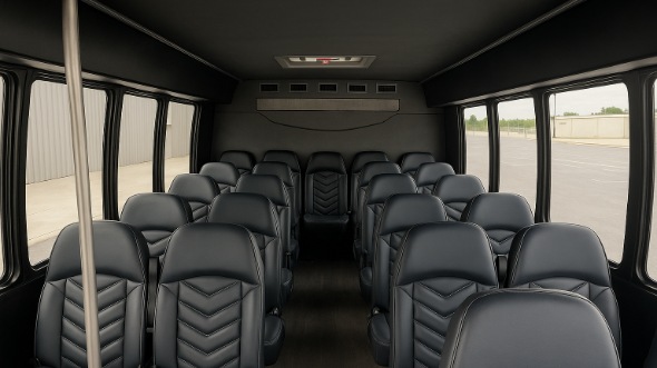 coon rapids 25 passenger minibus interior