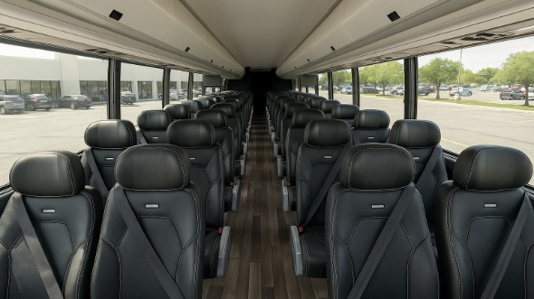 coon rapids 35 passenger minibus inside